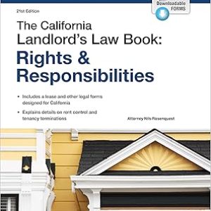 California Landlord’s Law Book, The: Rights & Responsibilities Paperback – April 29, 2025